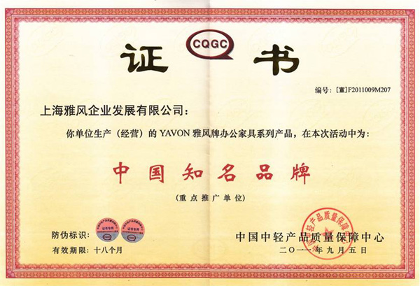 中国知名品牌